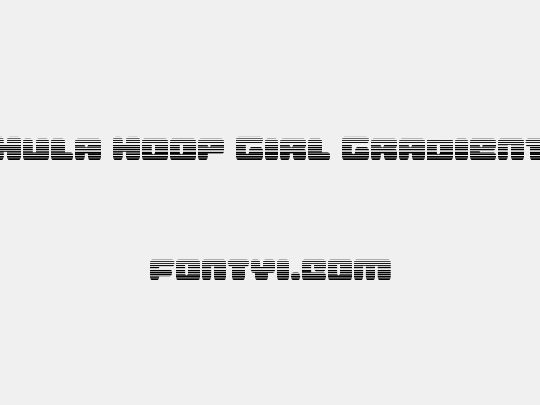 Hula Hoop Girl Gradient