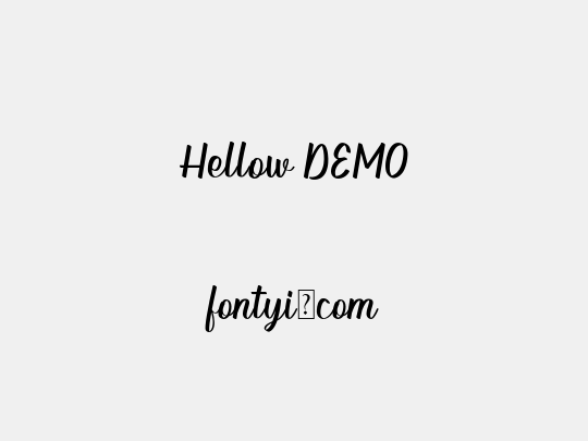 Hellow DEMO