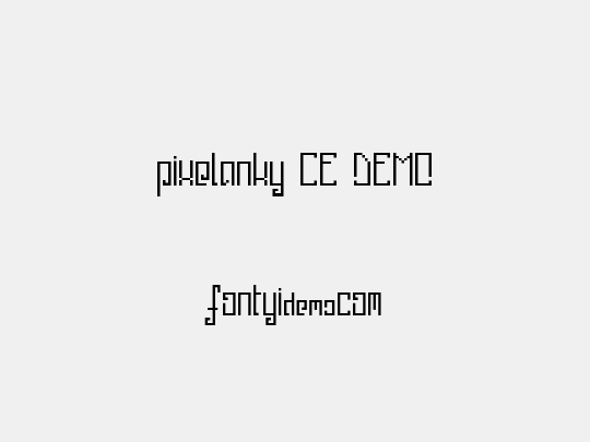 pixelanky CE DEMO