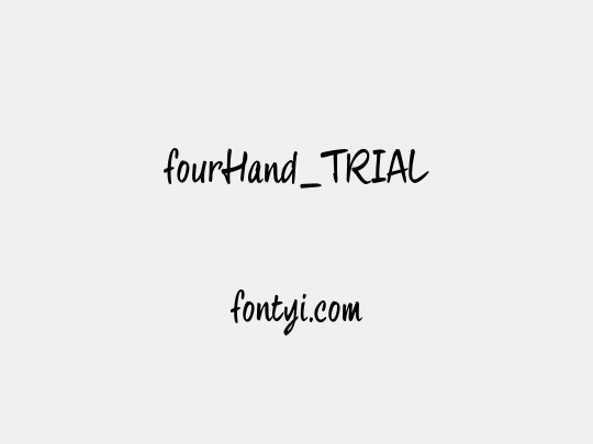 fourHand_TRIAL