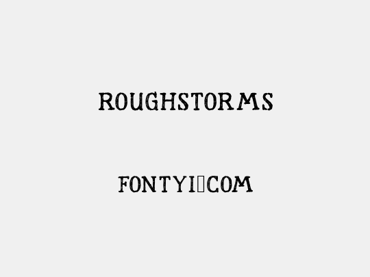 RoughStorms