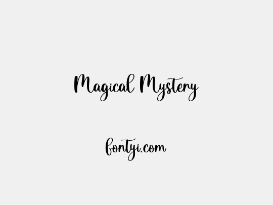 Magical Mystery