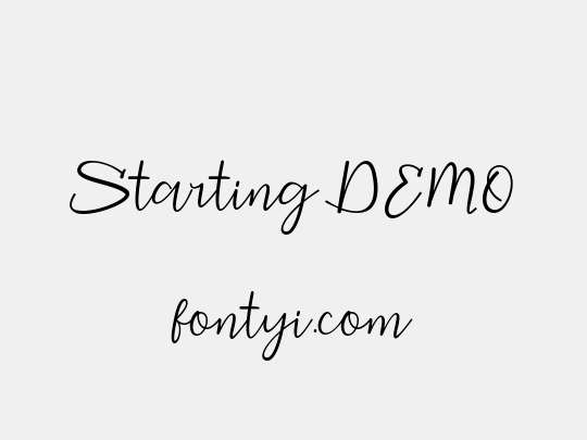 Starting DEMO