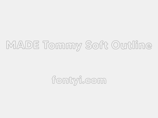 MADE Tommy Soft Outline