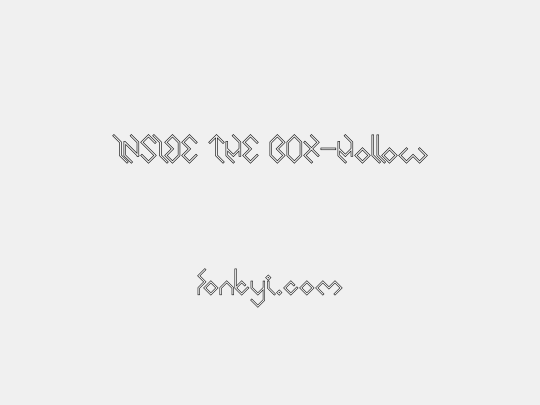 INSIDE THE BOX-Hollow