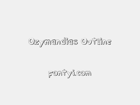 Ozymandias Outline