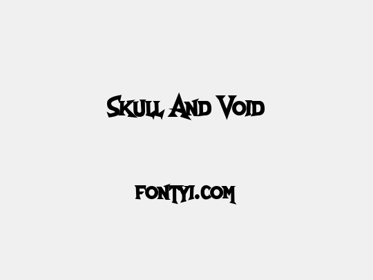 Skull And Void