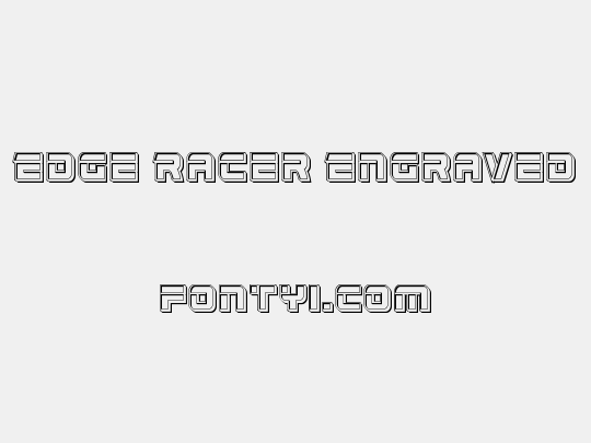 Edge Racer Engraved