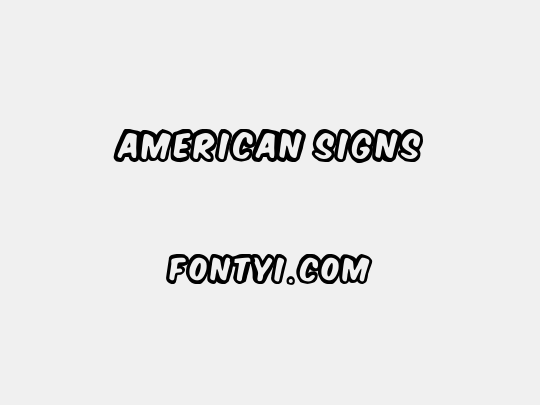 American Signs