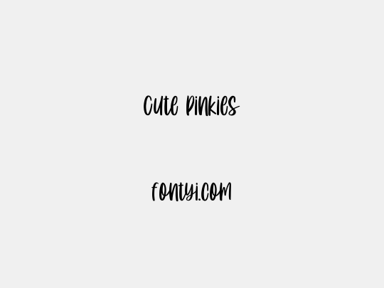 Cute Pinkies