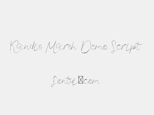 Kandis Marsh Demo Script