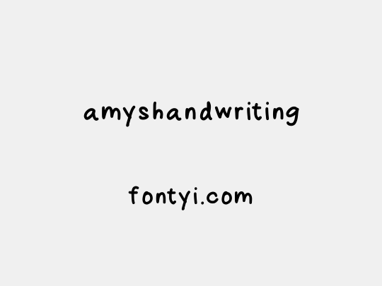 amyshandwriting