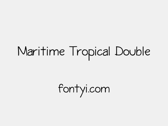 Maritime Tropical Double