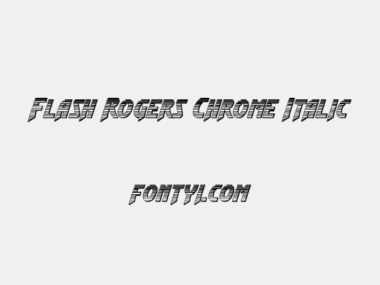 Flash Rogers Chrome Italic