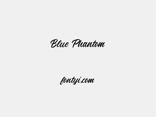 Blue Phantom