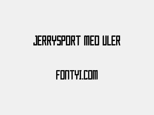 JerrySport Med uler