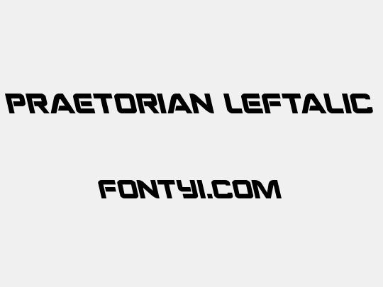 Praetorian Leftalic