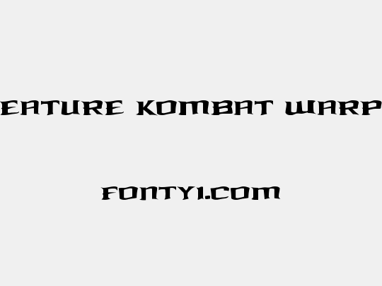 Kreature Kombat Warped