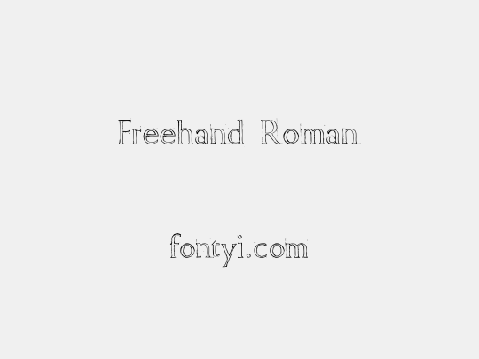 Freehand Roman