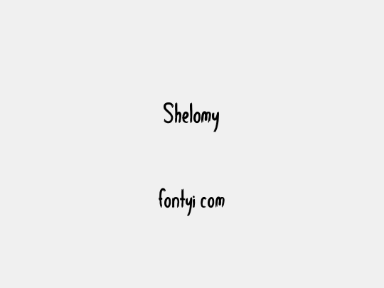 Shelomy
