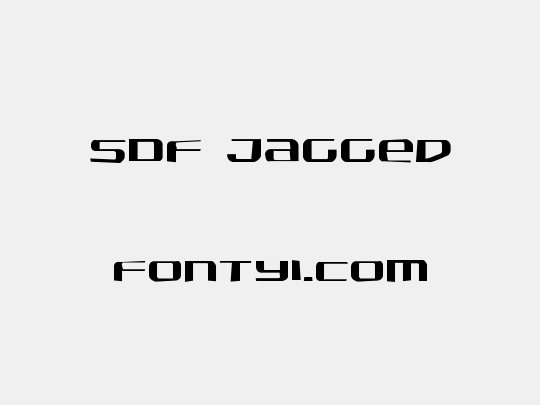 SDF Jagged
