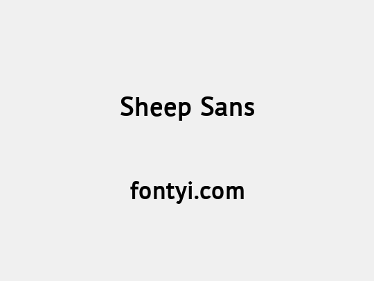 Sheep Sans