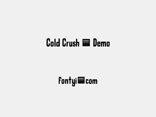 Cold Crush - Demo