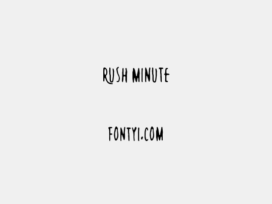 Rush Minute