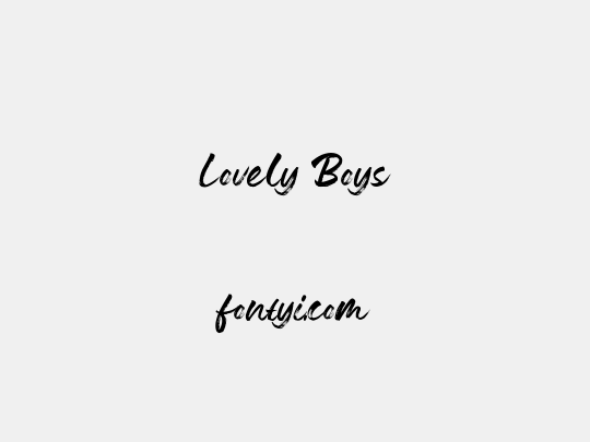 Lovely Boys