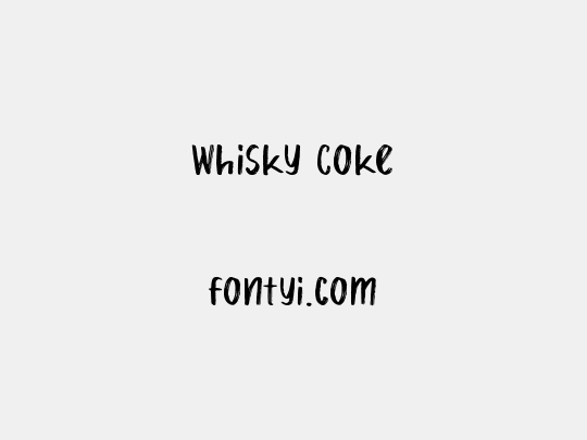Whisky Coke