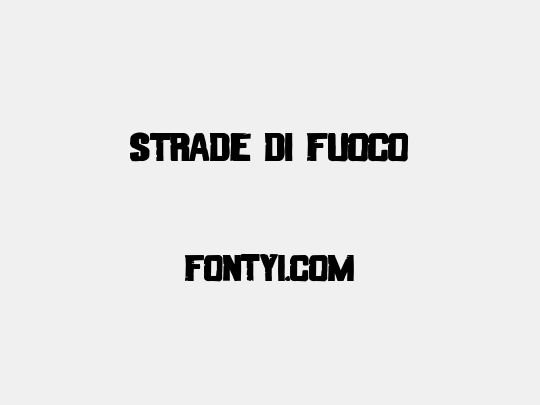 Strade di Fuoco
