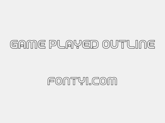 Game Played Outline