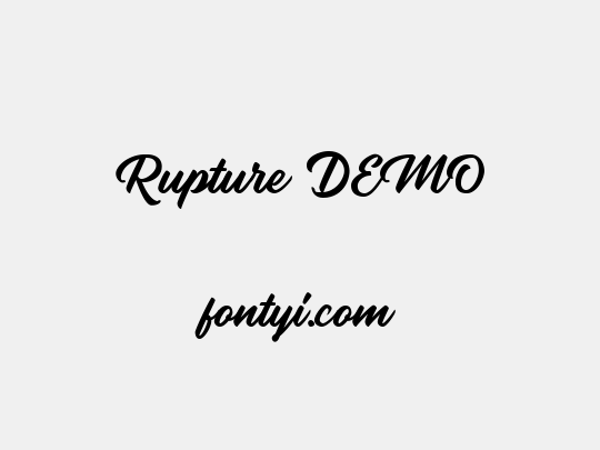 Rupture DEMO