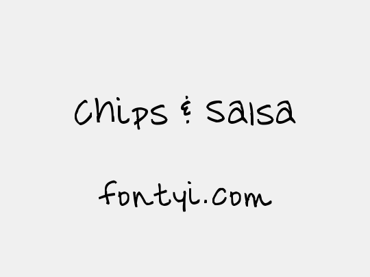 Chips & Salsa