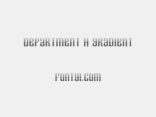 Department H Gradient