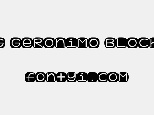 KG Geronimo Blocks