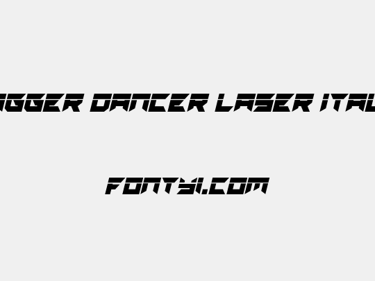 Dagger Dancer Laser Italic