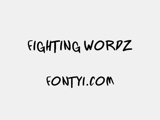 Fighting wordz