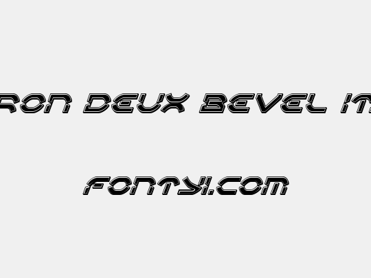 Oberon Deux Bevel Italic