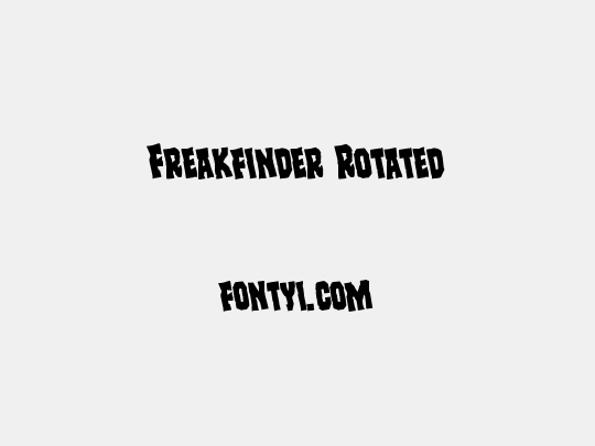 Freakfinder Rotated