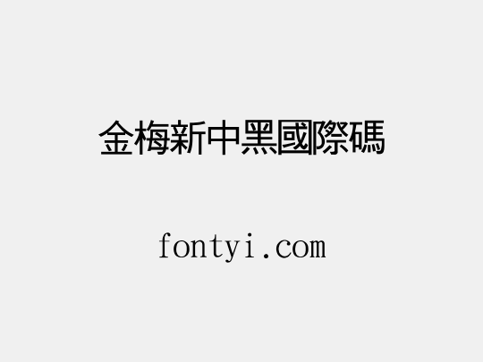 金梅新中黑國際碼