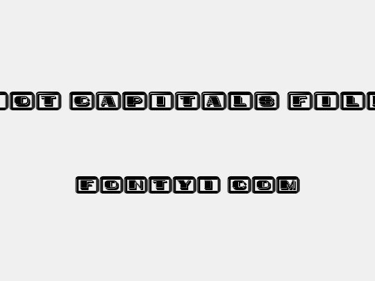 Idiot Capitals Filled