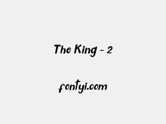 The King - 2