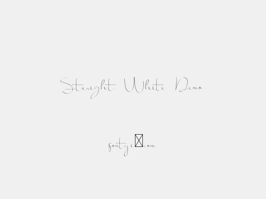 Straight White Demo