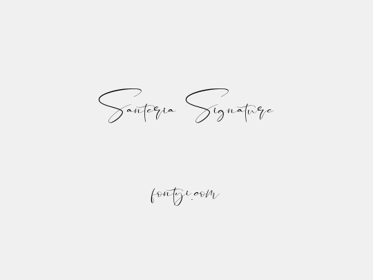 Santeria Signature