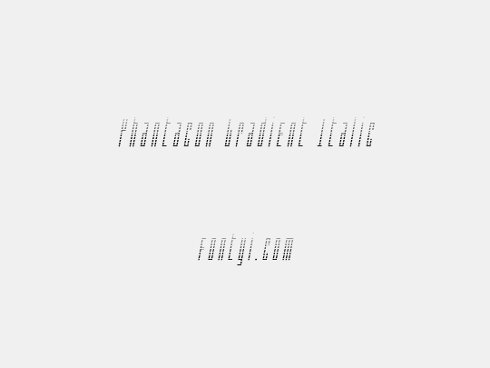 Phantacon Gradient Italic