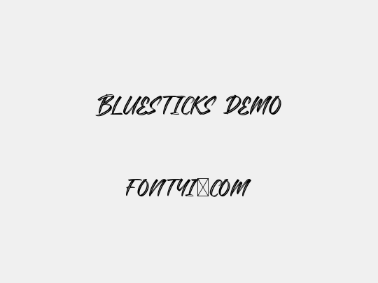 Bluesticks Demo