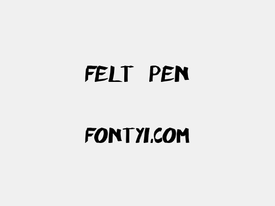felt pen