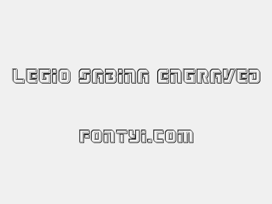 Legio Sabina Engraved