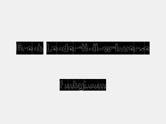 Great Leader-Hollow-Inverse